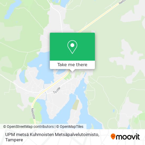 UPM metsä Kuhmoisten Metsäpalvelutoimisto map