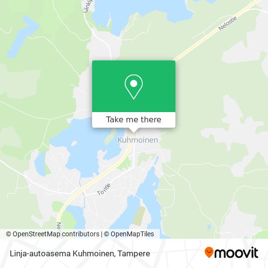 Linja-autoasema Kuhmoinen map