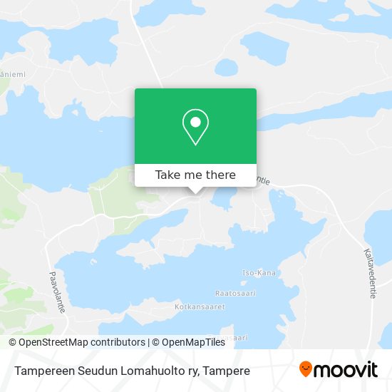 Tampereen Seudun Lomahuolto ry map