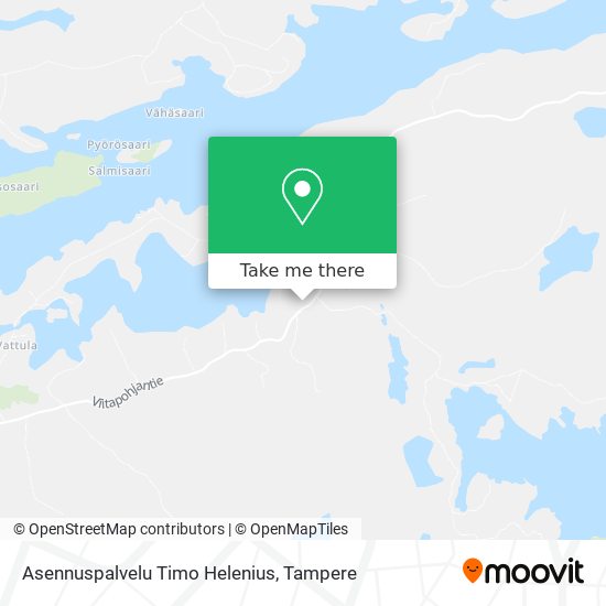 Asennuspalvelu Timo Helenius map