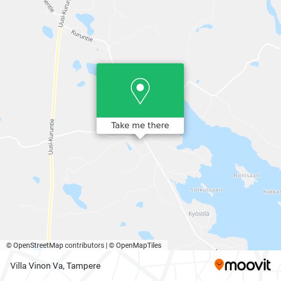 Villa Vinon Va map