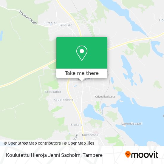 Koulutettu Hieroja Jenni Saxholm map