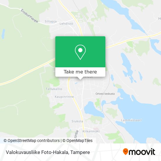 Valokuvausliike Foto-Hakala map