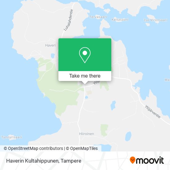 Haverin Kultahippunen map