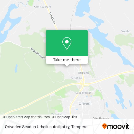Oriveden Seudun Urheiluautoilijat ry map