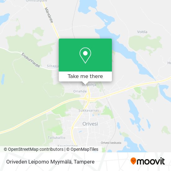 Oriveden Leipomo Myymälä map