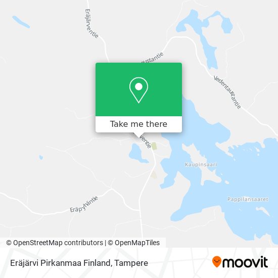 Eräjärvi Pirkanmaa Finland map