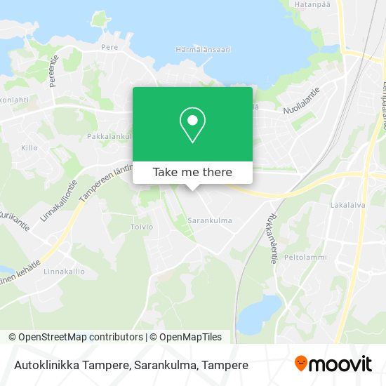 Autoklinikka Tampere, Sarankulma map