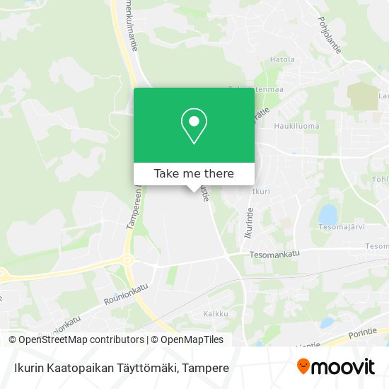 Ikurin Kaatopaikan Täyttömäki map