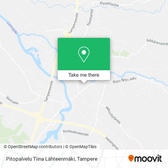Pitopalvelu Tiina Lähteenmäki map