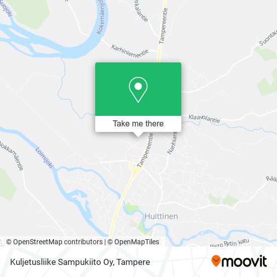 Kuljetusliike Sampukiito Oy map