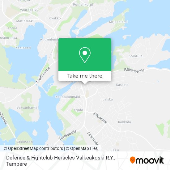 Defence & Fightclub Heracles Valkeakoski R.Y. map