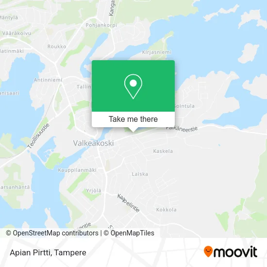 Apian Pirtti map
