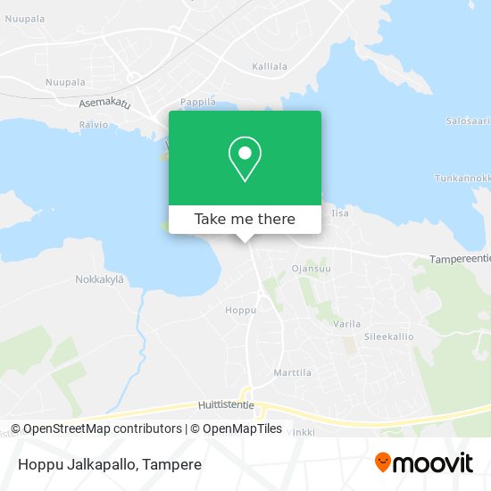 Hoppu Jalkapallo map