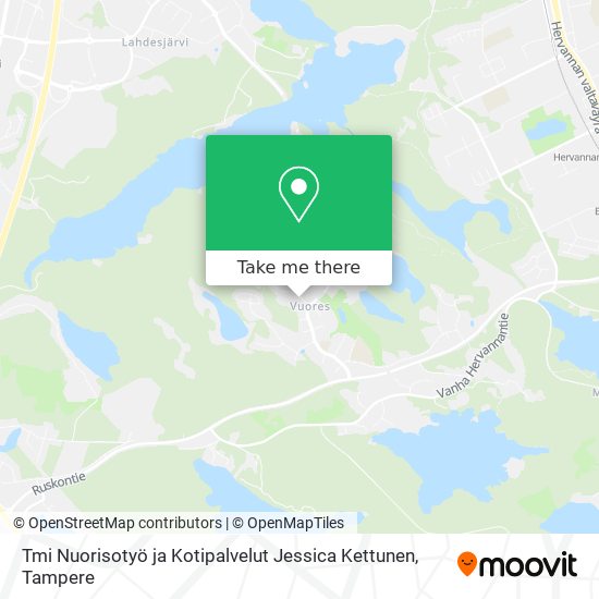 Tmi Nuorisotyö ja Kotipalvelut Jessica Kettunen map