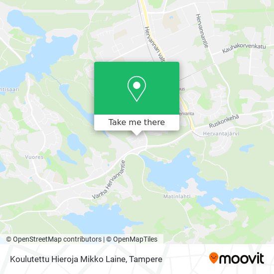 Koulutettu Hieroja Mikko Laine map