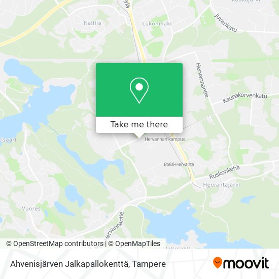 Ahvenisjärven Jalkapallokenttä map