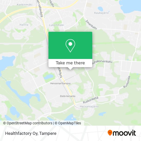 Healthfactory Oy map