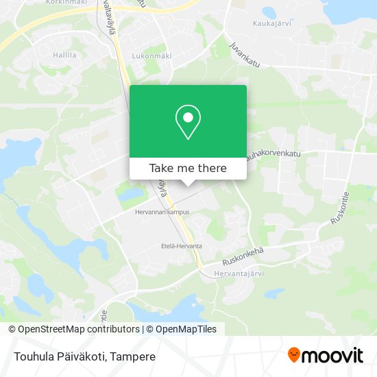 Touhula Päiväkoti map