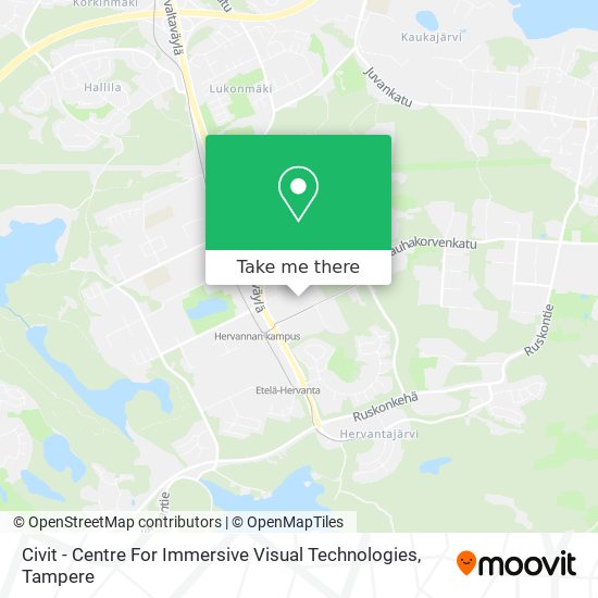 Civit - Centre For Immersive Visual Technologies map