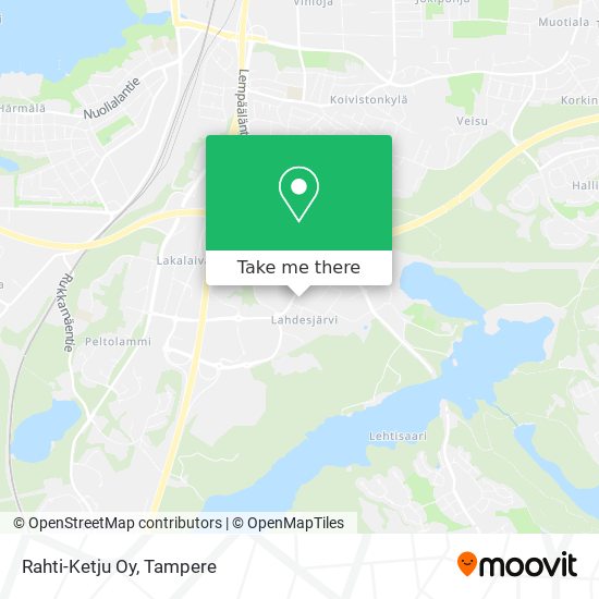 How to get to Rahti-Ketju Oy in Tampere by Bus?