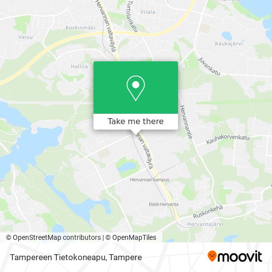 Tampereen Tietokoneapu map