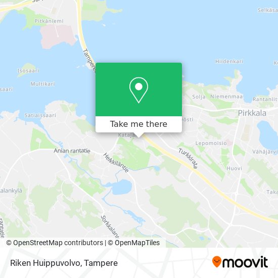 Riken Huippuvolvo map