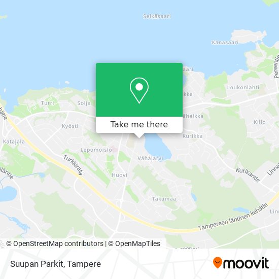 How to get to Suupan Parkit in Pirkkala by Bus?