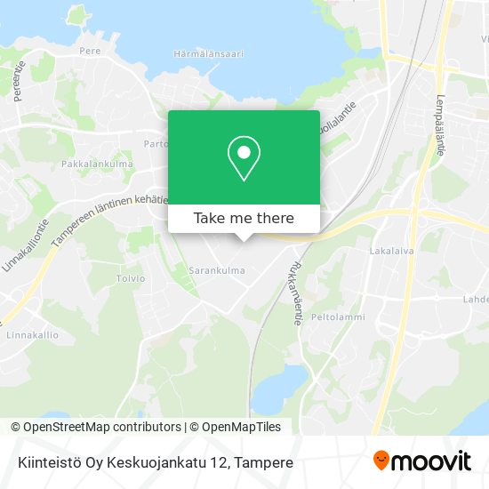 Kiinteistö Oy Keskuojankatu 12 map