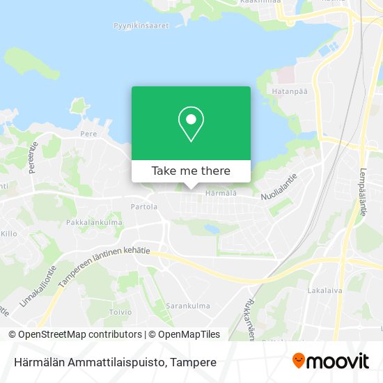 Härmälän Ammattilaispuisto map