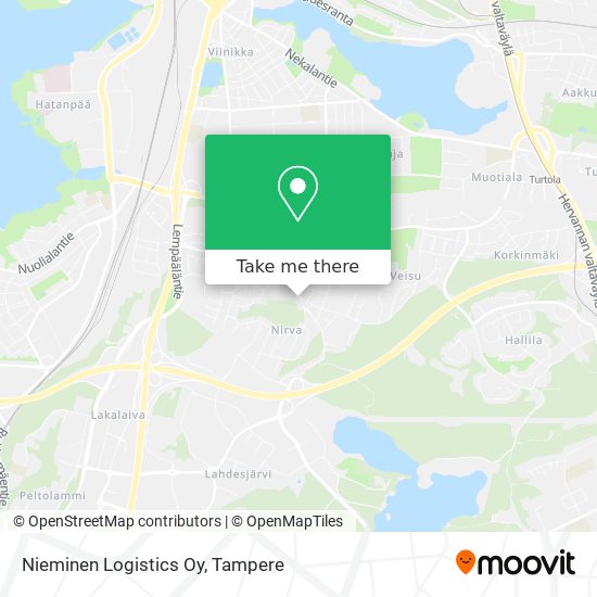 Nieminen Logistics Oy map