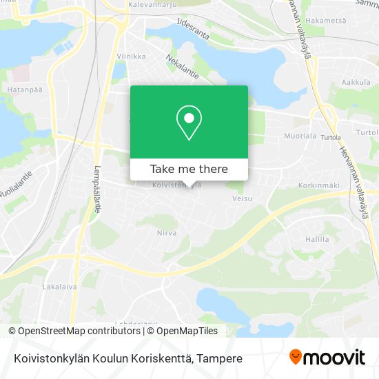 Koivistonkylän Koulun Koriskenttä map