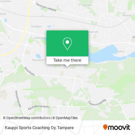 Kauppi Sports Coaching Oy map