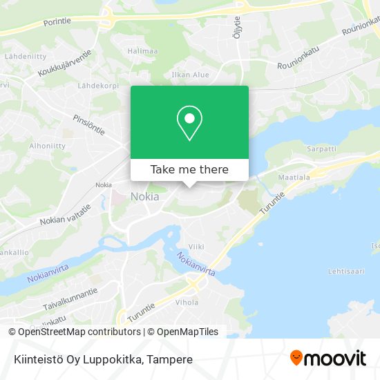 Kiinteistö Oy Luppokitka map