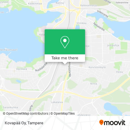 Kovapää Oy map