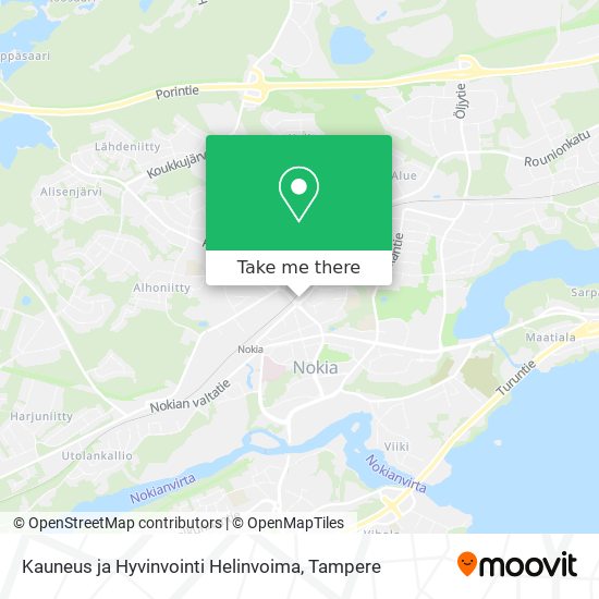 Kauneus ja Hyvinvointi Helinvoima map