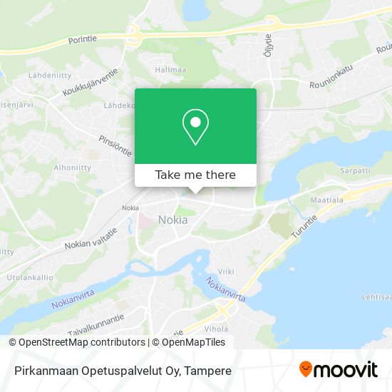 Pirkanmaan Opetuspalvelut Oy map