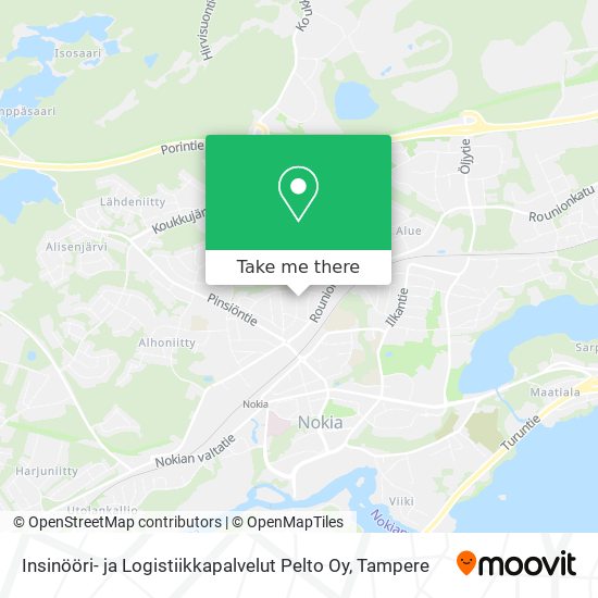 Insinööri- ja Logistiikkapalvelut Pelto Oy map