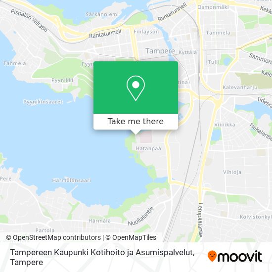 Tampereen Kaupunki Kotihoito ja Asumispalvelut map