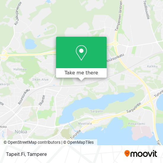 Tapeit.Fi map