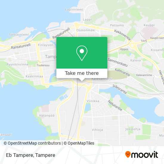 Eb Tampere map