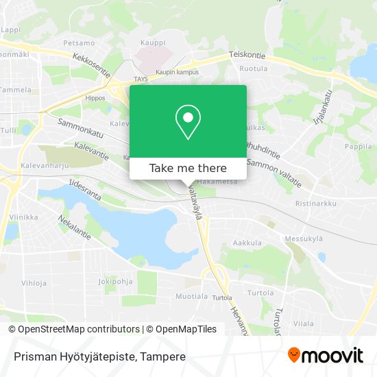 Prisman Hyötyjätepiste map