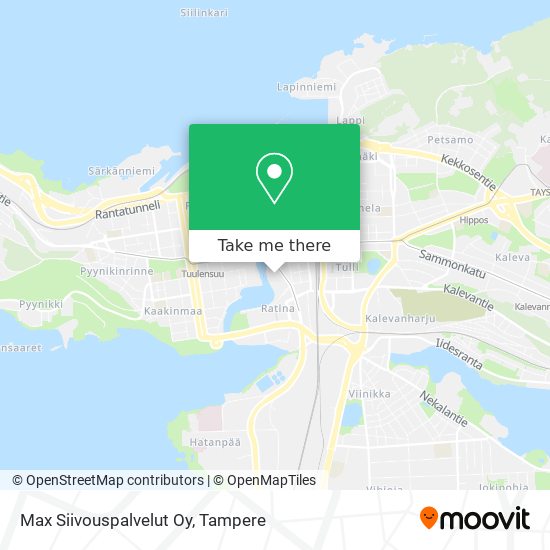 Max Siivouspalvelut Oy map