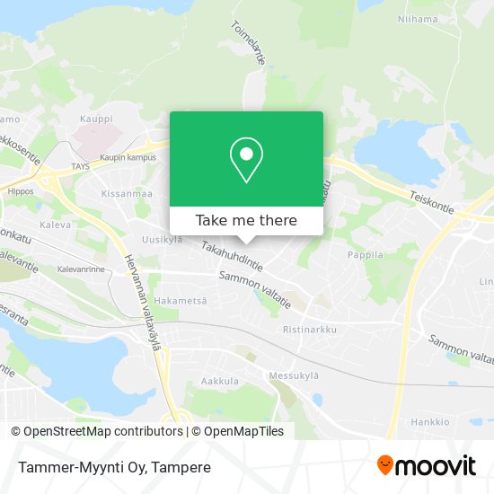 Tammer-Myynti Oy map