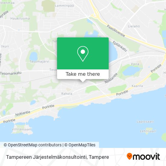Tampereen Järjestelmäkonsultointi map