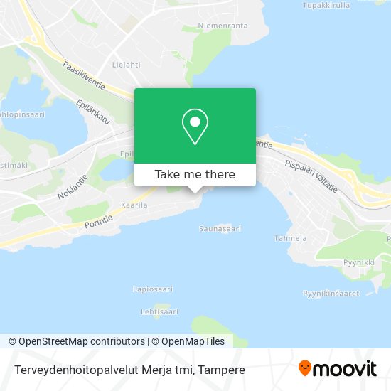 Terveydenhoitopalvelut Merja tmi map
