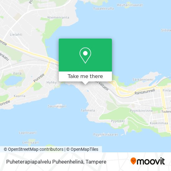 Puheterapiapalvelu Puheenhelinä map