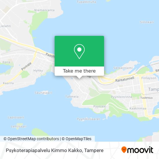 Psykoterapiapalvelu Kimmo Kakko map