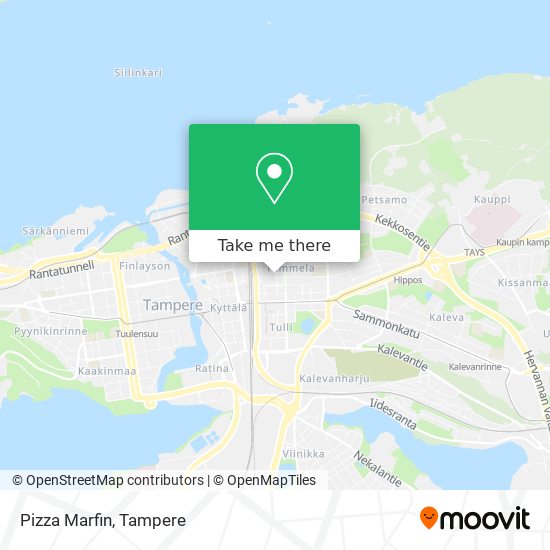 Pizza Marfin map