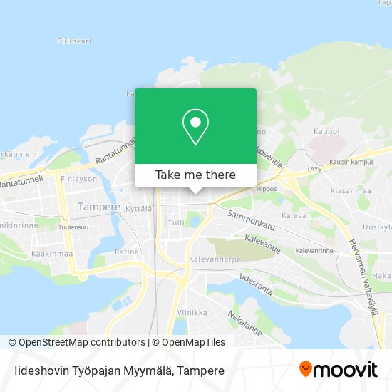 Iideshovin Työpajan Myymälä map